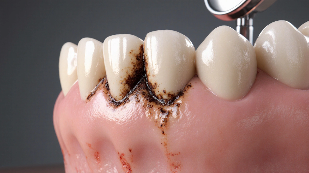 Zubní kámen pod dásní: jak ho odstranit a předcházet jeho vzniku