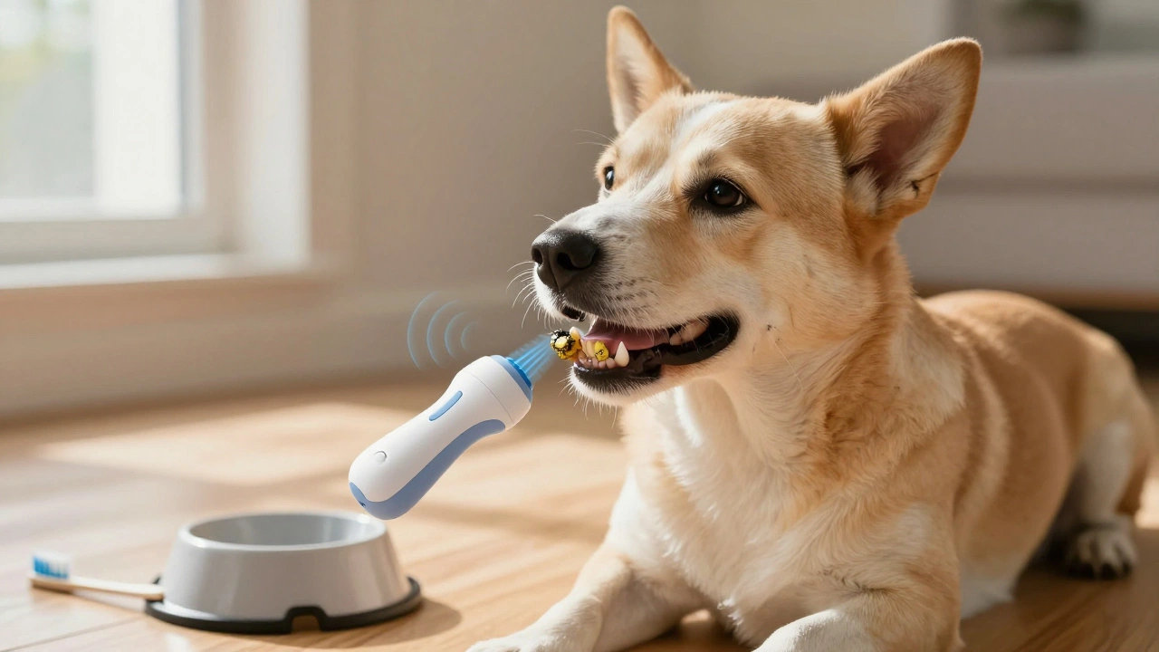 Co na zapach z ust u psa? Praktický návod, jak zvládnout zápach díky ultrazvukovému čističi zubů