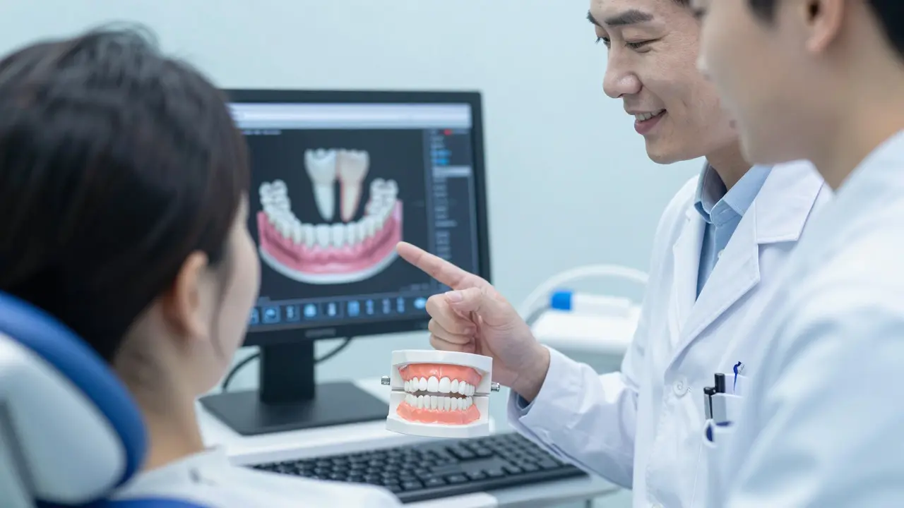 Co místo implantátu? Porovnání mostů, částečných protez a celokeramických facet